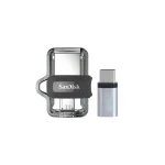 فلش سن دیسک مدل Ultra Dual Drive m3.0 ظرفیت 128 گیگابایت با رابط Type-C